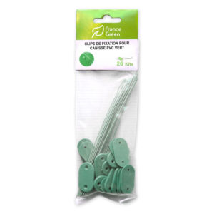 Clip de fixation pour Canisse PVC Vert