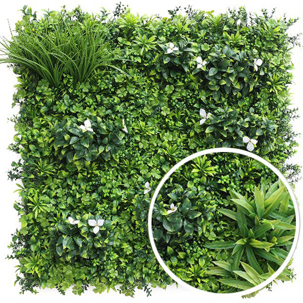 mur végétal artificiel liseron pour paysagistes 1m2
